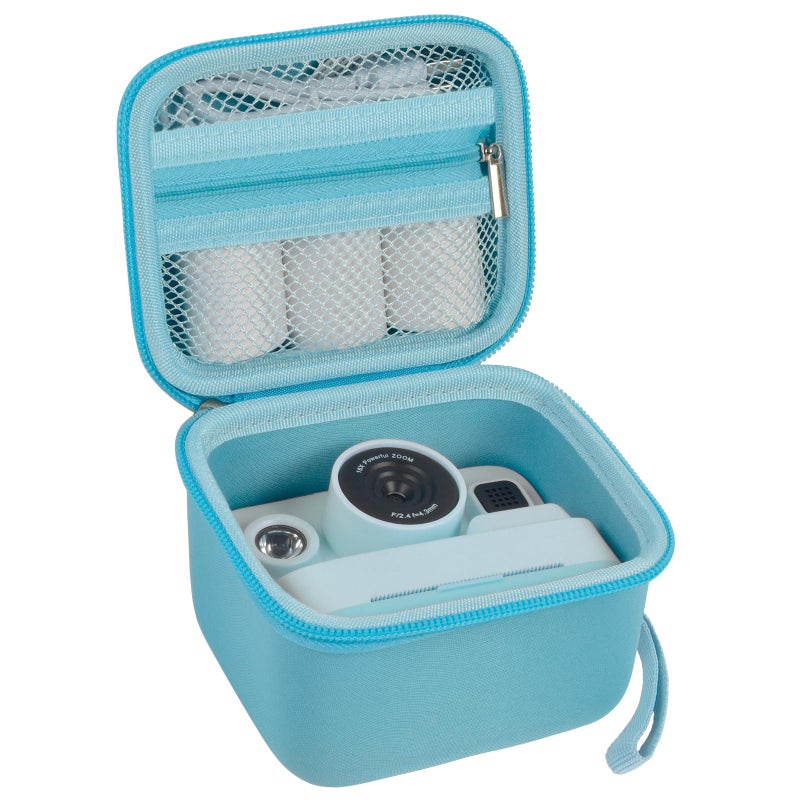 ANKHOH Case for Dylanto/for Anchioo/for Amzelas/ for MEETRYE Kids Camera Instant Print  1080P Kid Instant Cameras Storage Holder Organizer Gifts Bag for Printing Paper and Toy Accessories  Blue-Only Box - Image 1